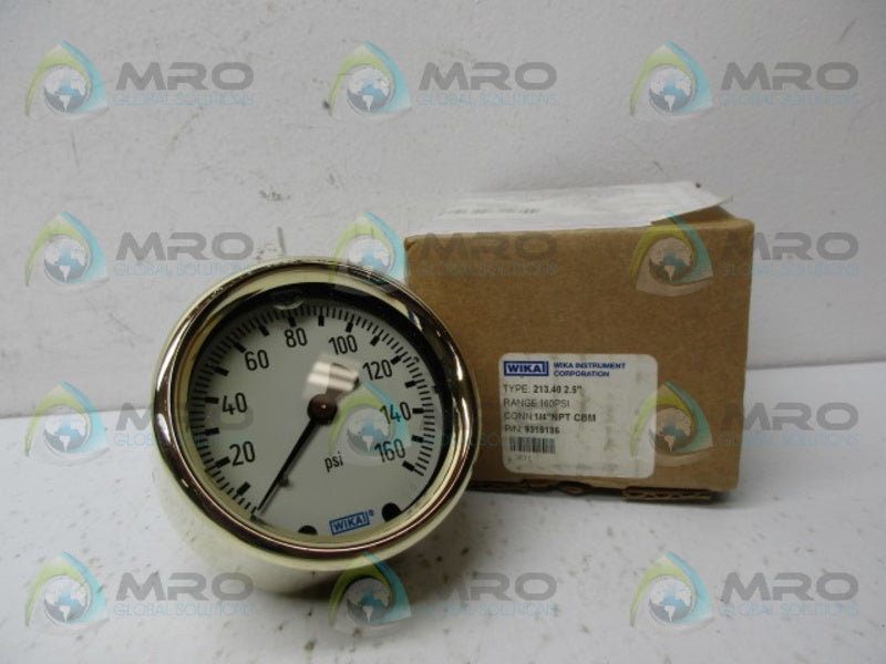 WIKA 9318186 LIQUID FILLED GAUGE NSMP