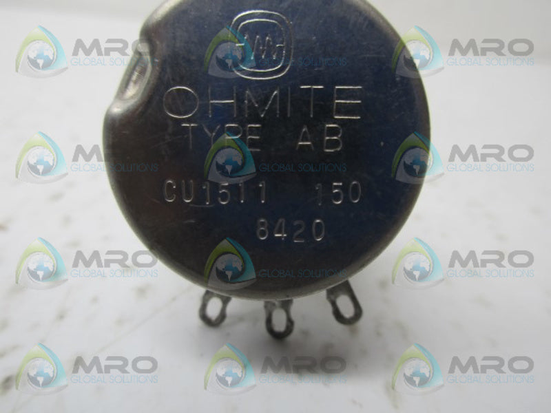 OHMITE CU1511 POTENTIOMETER UNMP