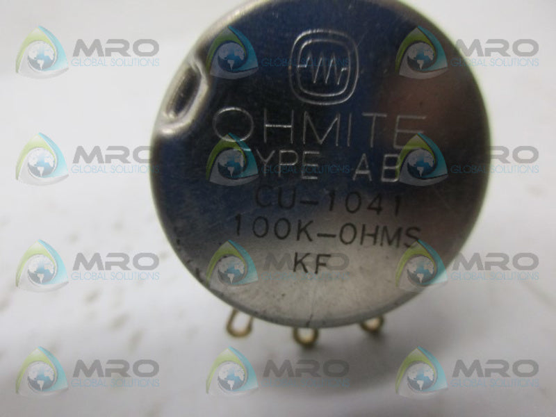 OHMITE CU-1041 POTENTIOMETER UNMP