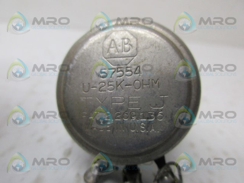 INDUSTRIAL SPARE PART 57554 POTENTIOMETER UNMP