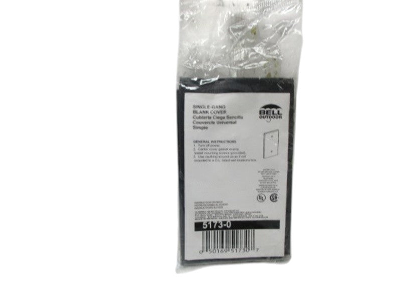 HUBBEL 5173-0 SINGLE GANG COVER NSNP INB ORIGINAL PACKAGE