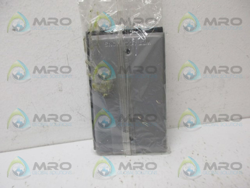 HUBBEL 5173-0 SINGLE GANG COVER NSNP INB ORIGINAL PACKAGE