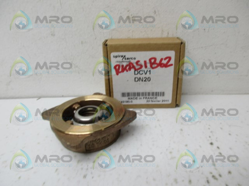 SPIRAX SARCO DCV1-DN20 CHECK VALVE NSMP