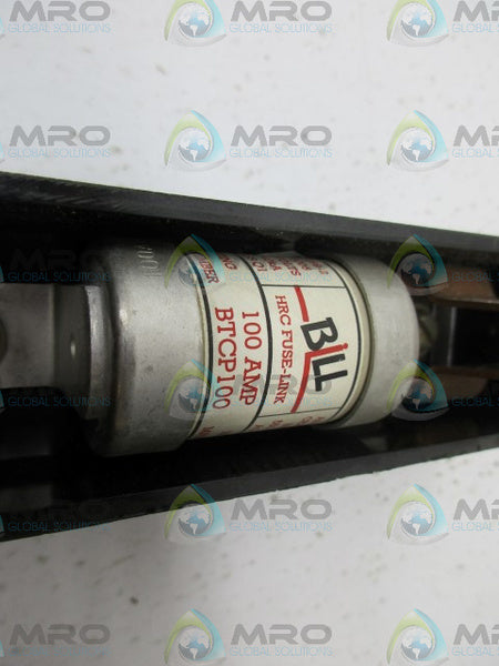 BILL BTCP100 72(100A 500V) FUSE HOLDER NSNP