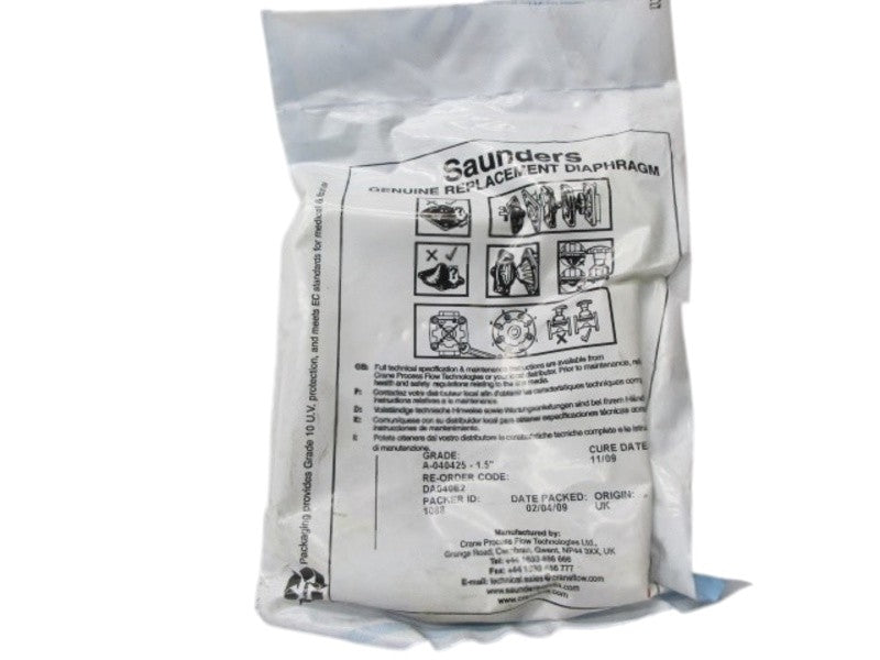SAUNDERS DA040E2 DIAPHRAGM NSMP