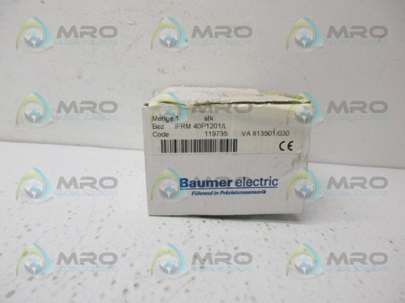 BAUMER IFRM40P1201/L PROXIMITY SENSOR NSNP