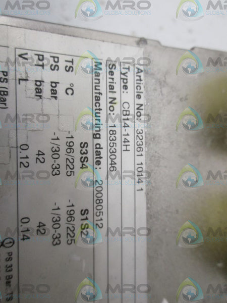 ARS CB14-14H HEAT EXCHANGER NSNP