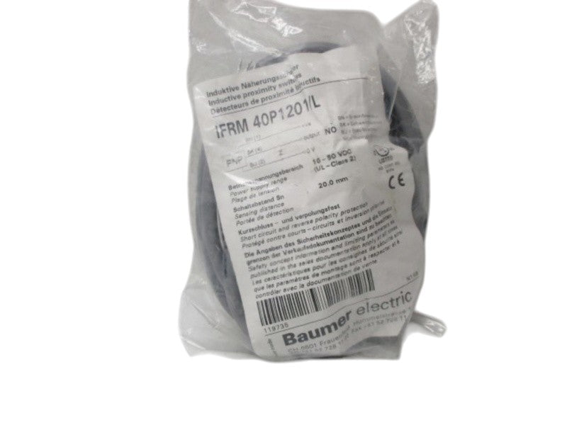 BAUNER ELECTRIC IFRM40P1201/L PROXIMITY INDUCTIVE SENSOR NSMP