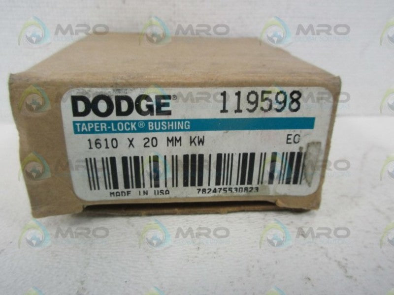 DODGE 119598 1610-X-20-MM-KW TAPER LOCK BUSHING NSMP