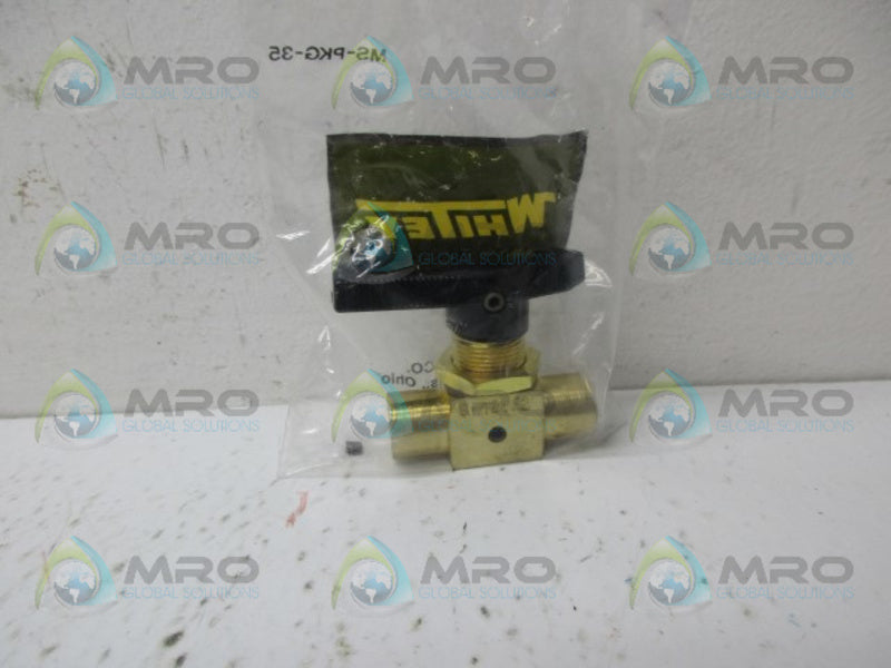 WHITEY B-42VF2 BRASS VALVE NSMP