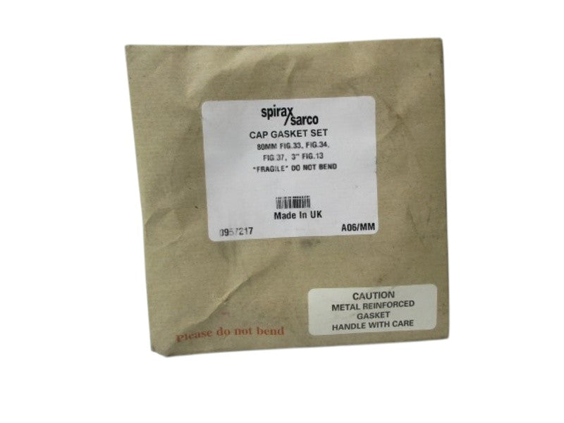SPIRAX SARCO 80MM FIG.33, FIG.34 CAP GASKET SET NSFS