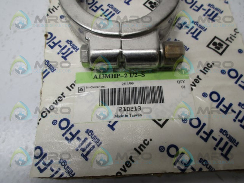 TRI-CLOVER INC A13MHP-2-1/2-S LOCKING CLAMP NSNP IN ORINGINAL PACKAGE