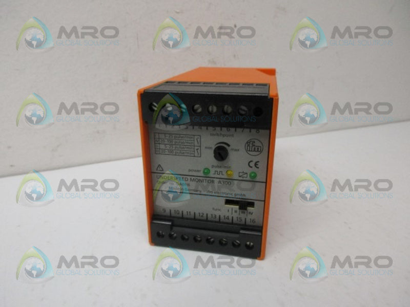 IFM EFECTOR DA0116 UNDERSPEED MONITOR NSNP
