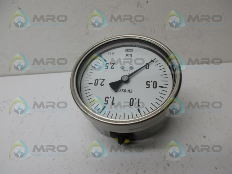 WIKA 073-PI-3301-E PRESSURE GAUGE NSNP