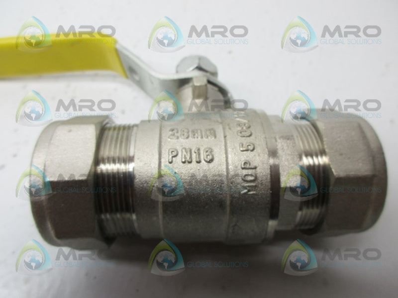 BOSS 28MM PN16 BALL VALVE NSNP