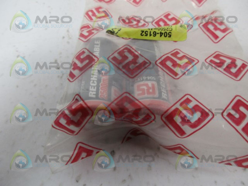 RS COMPONENTS 504-6152 RE-CHARGEABLE BATTERIES NSMP