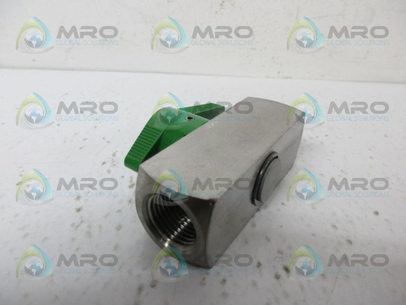 NUPRO SS-8P6T4-RT PLUG VALVE NSNP