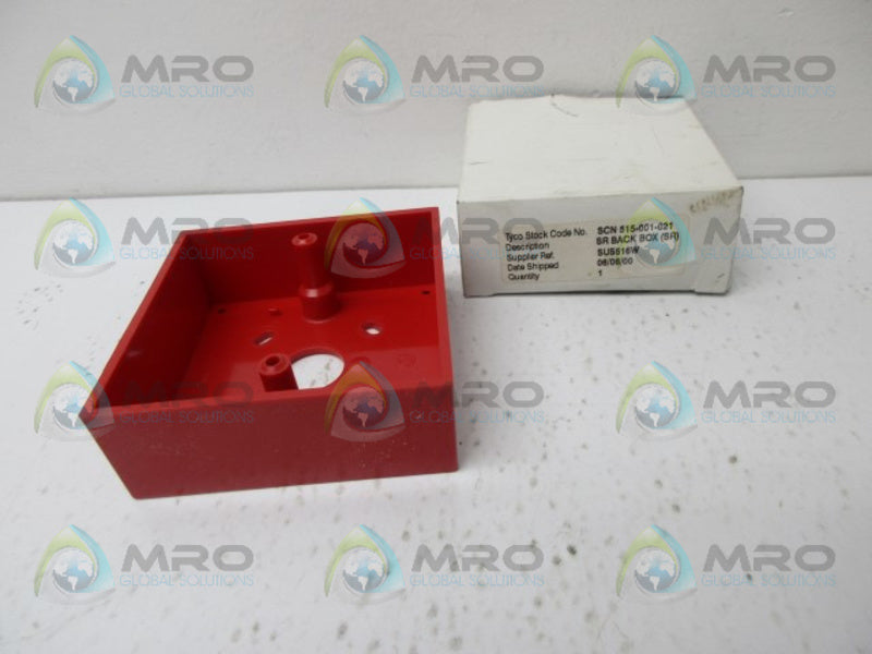 TYCO SUS516W SR BACK BOX NSMP