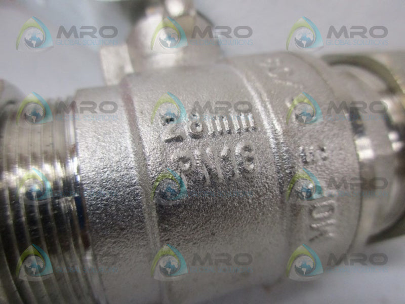 BOSS 28MM PN16 BALL VALVE NSNP