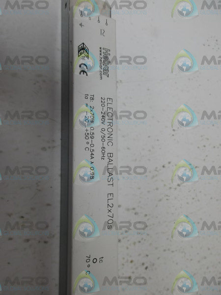 HELVAR EL2X70S ELECTRONIC BALLAST NSNP
