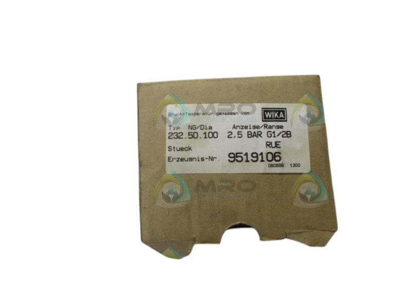 WIKA 074-PI-4302-E PRESSURE GAUGE NSMP