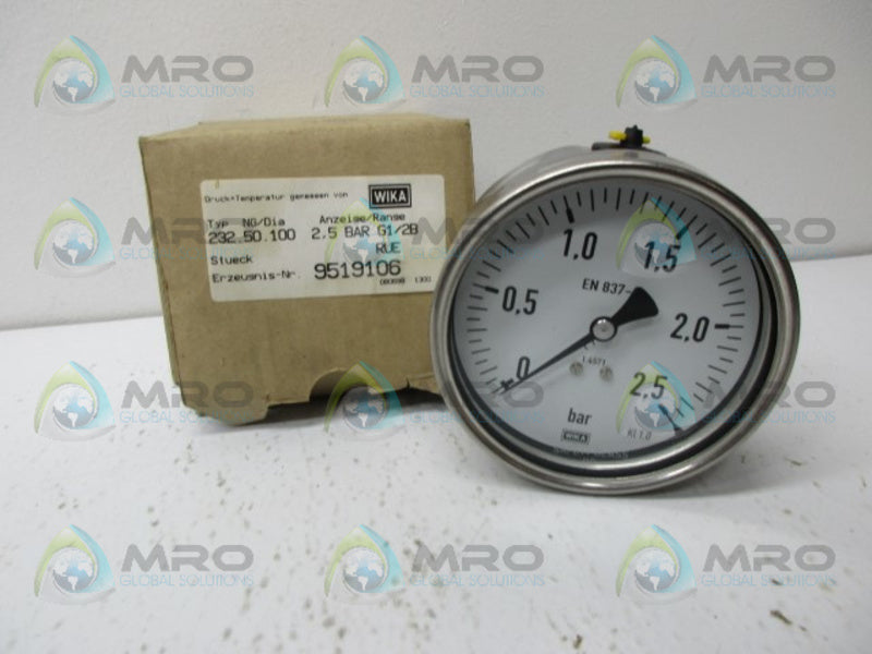 WIKA 074-PI-4302-E PRESSURE GAUGE NSMP