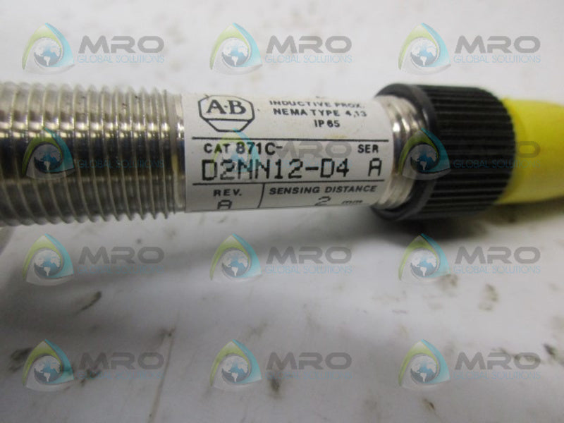 INDUSTRIAL SPARE PART 871C-D2NN12-D4 SER.A PROXIMITY SWITCH NSNP
