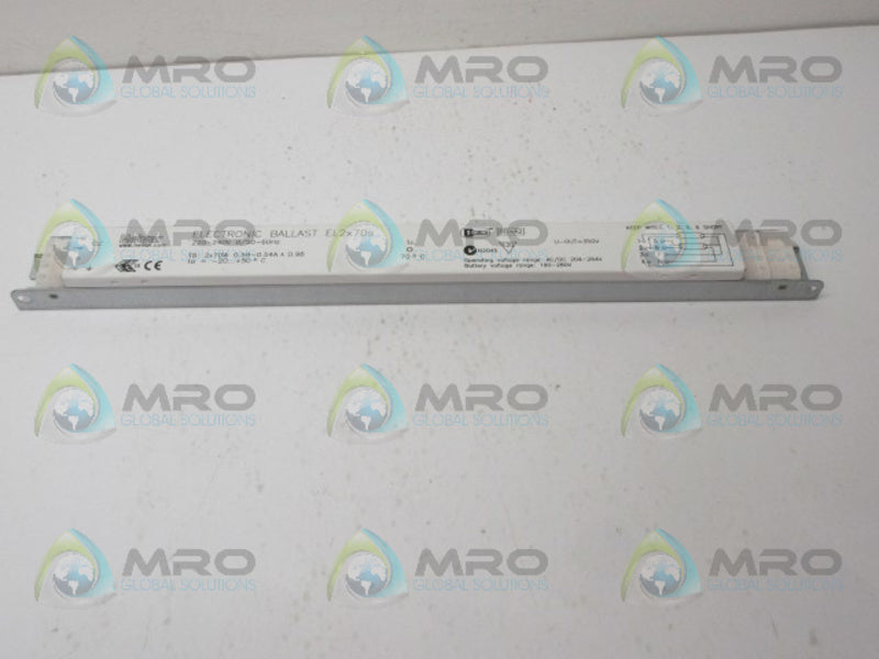 HELVAR EL2X70S ELECTRONIC BALLAST NSNP