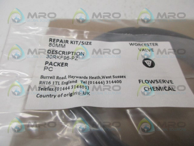 WORCESTER CONTROLS 30RKF96-PZ REPAIR KIT NSMP