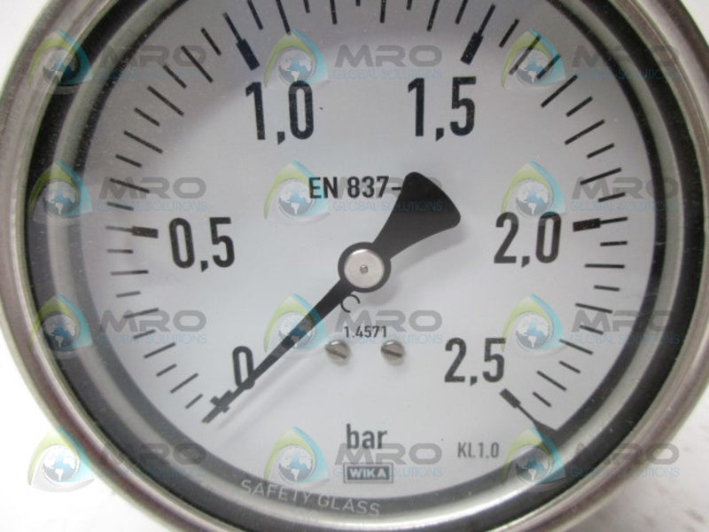 WIKA 073-PI-3300 PRESSURE GAUGE NSNP