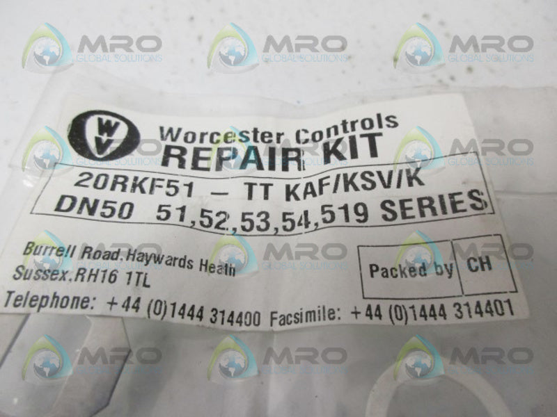 WORCESTER CONTROLS 20RKF51-TTKAF/KSV/K REPAIR KIT NSMP