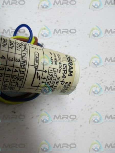 OSRAM ISR4-P IMPLUSE IGNITOR UNMP