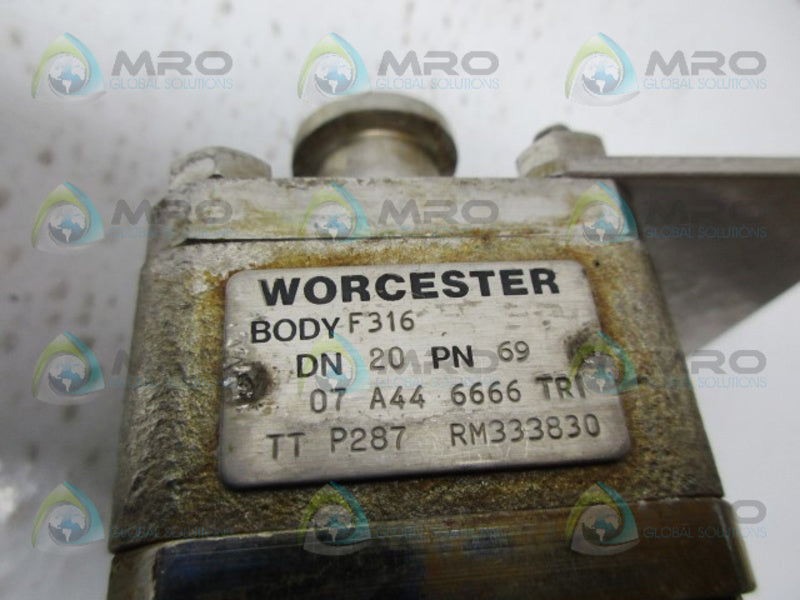 WORCESTER F31669 CLAMP BALL VALVE UNMP