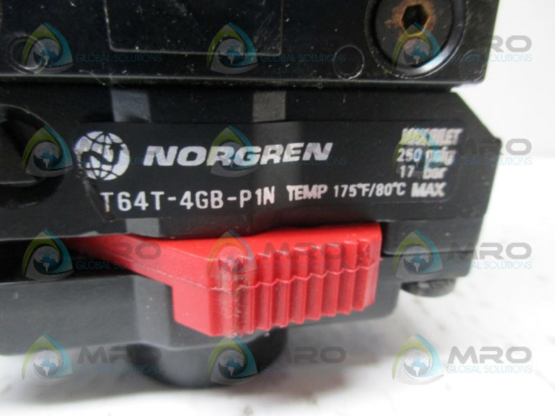 NORGREN T64T-4GB-P1N SHUT OF VALVE UNMP