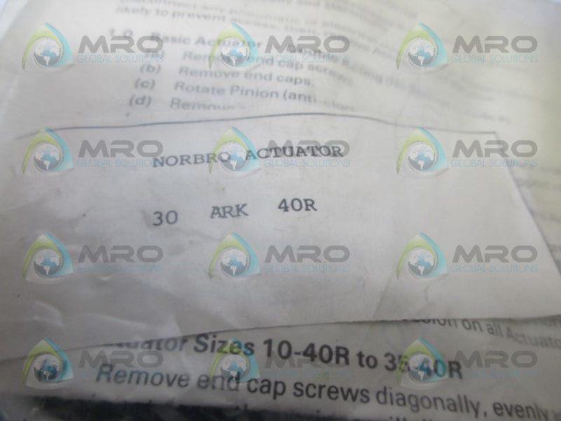 NORBRO 30ARK40R REPAIR KIT NSMP