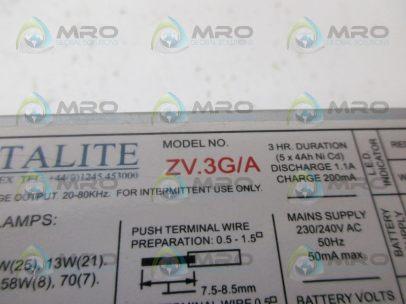 EXISTALITE ZV.3G/A MODULE ELECTRONIC BALLAST NSNP