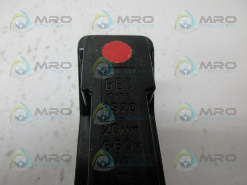GEC RS20 FUSE HOLDER UNMP