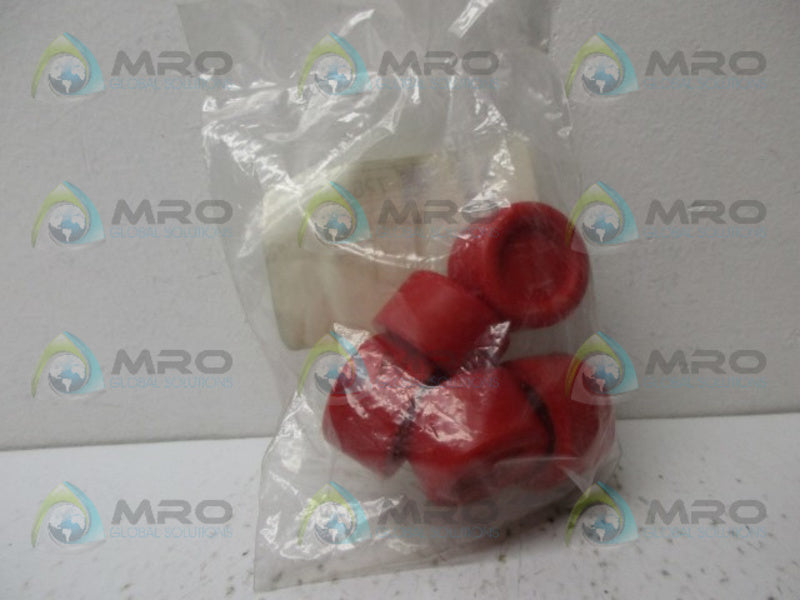 RS COMPONENTS 728-297 SILICON RED COVER (PKG OF 5) NSMP