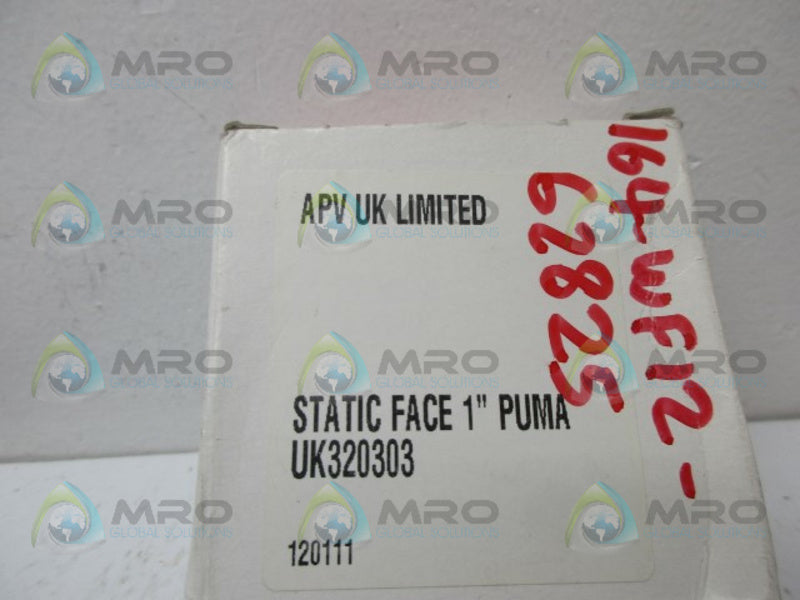 APV UK LIMITED UK320303 STAIC FACE 1" PUMA NSMP