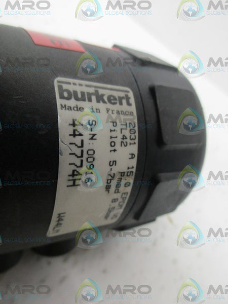 BURKERT 2031 A 15.0 EPDM  VALVE NSNP