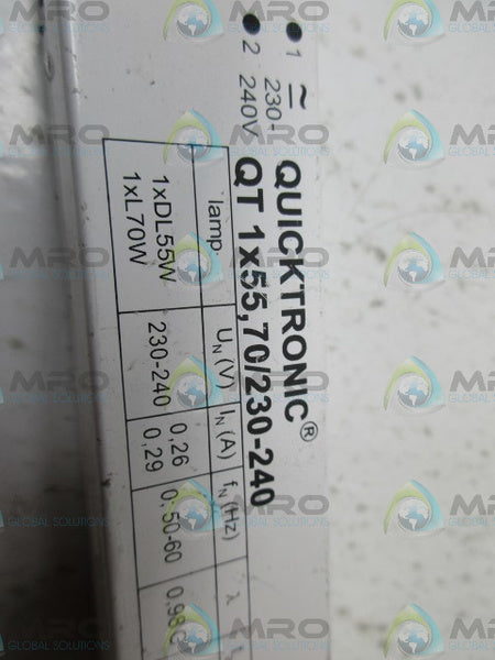 OSRAM QT1X55,70/230-240 BALLAST UNMP