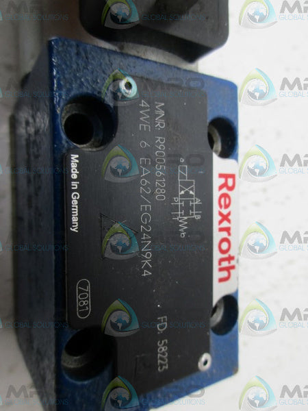 REXROTH 4WE6EA62/EG24N9K4 HYDRAULIC DIRECTIONAL VALVE UNMP