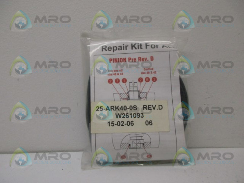 FLOW SERVE 25-ARK40-0S REV.D REPAIR KIT NSMP