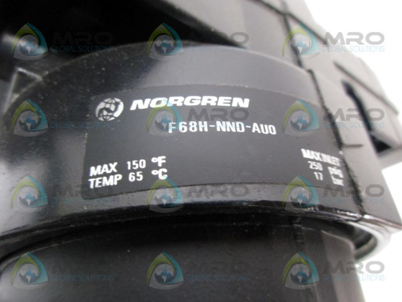 NORGREN F68H-NND-AU0 HIGH FLOW COALESCING AIR FILTER NSNP