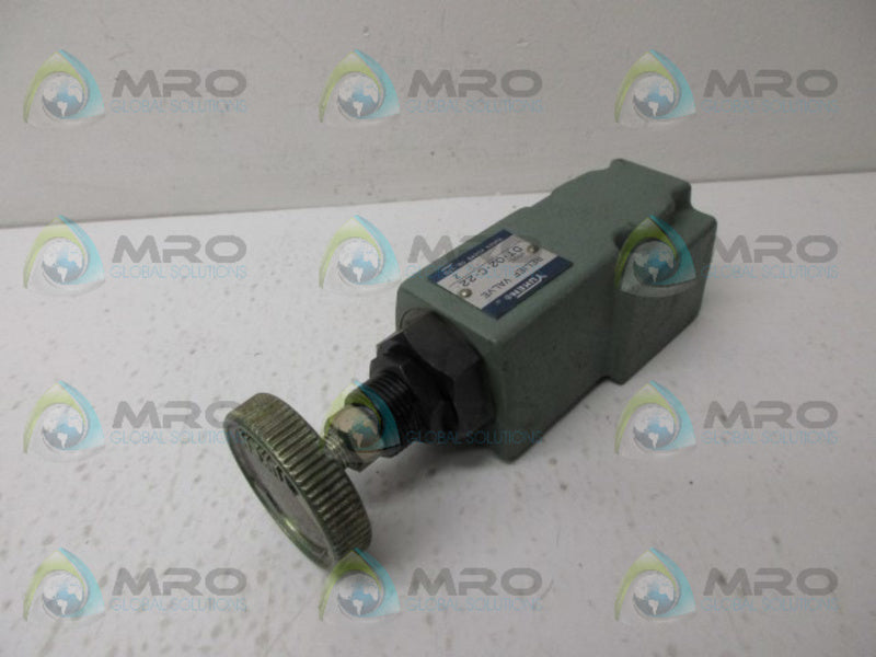 YUKEN DT-02-C-22 REMOTE RELIEF VALVE NSNP