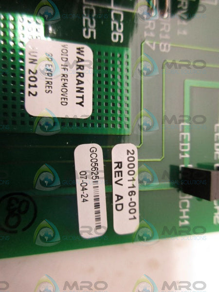 APPLIED AUTOMATION 2000116-001 REV. A NSNP