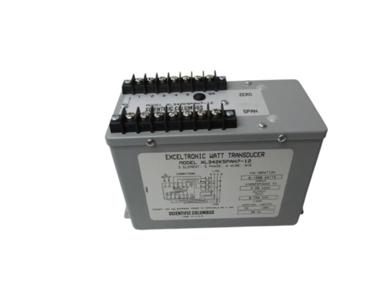 SCIENTIFIC COLUMBUS XL342K5PAN7-12 WATT TRANSDUCER NSNP