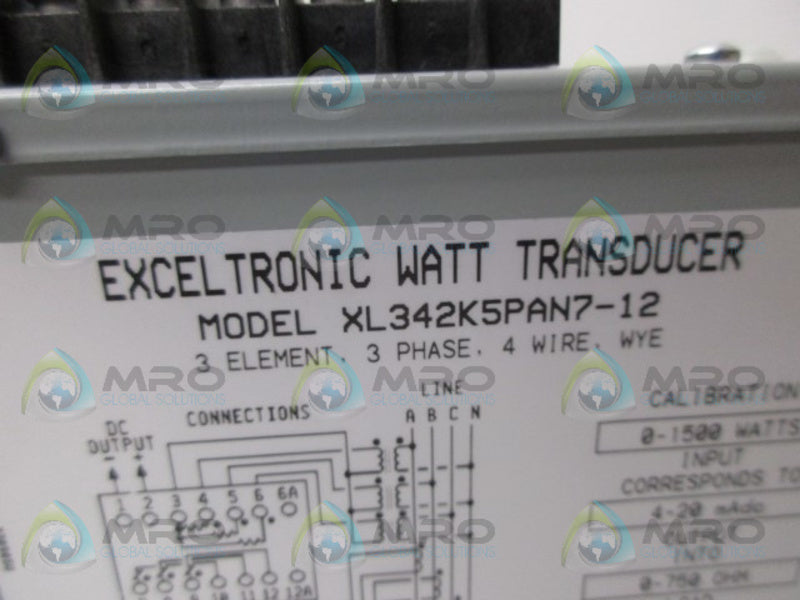 SCIENTIFIC COLUMBUS XL342K5PAN7-12 WATT TRANSDUCER NSNP
