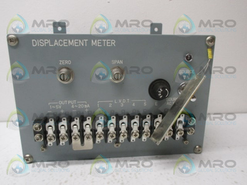 SHINKO ELECTRIC 8017-100-55 DISPLACEMENT METER NSNP