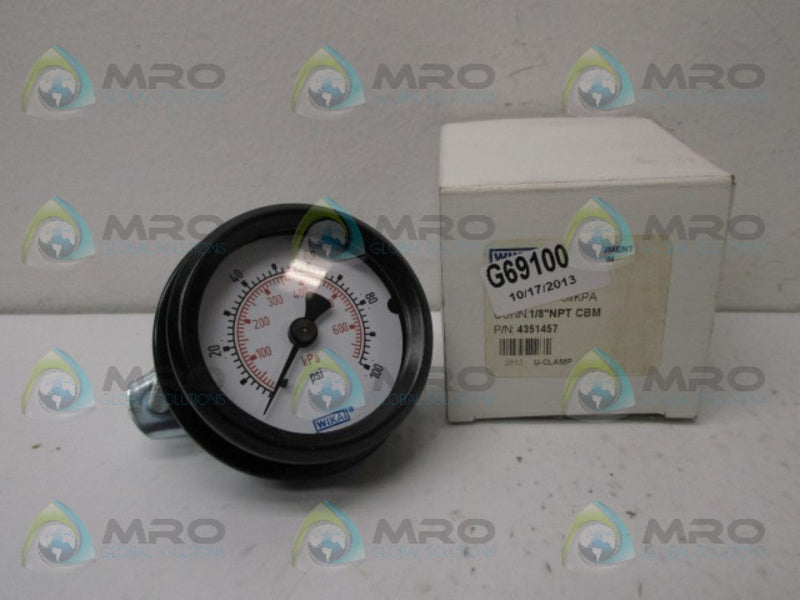 WIKA 4351457 PRESSURE GAUGE NSMP